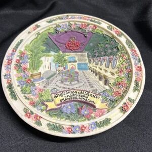 Vintage Porcelain Branson Missouri Plate- Shoji Tabuchi Theatre "Ladies‎ Room"